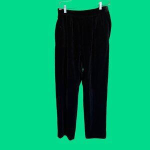 Baldanza ide force vintage black velvet lined tailored pants size 12
